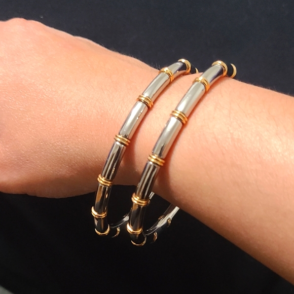 Brighton Two Tone Bangles - Picture 5 of 6